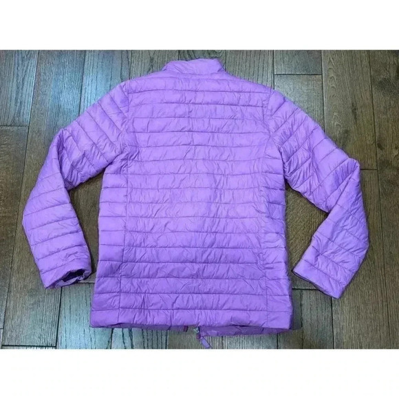 Lands End Coat Youth 14/16 Purple Primaloft Puffer Jacket - Picture 7 of 7